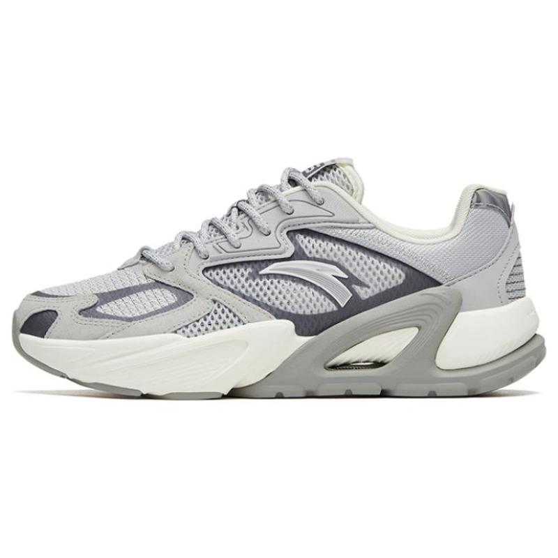 Anta Millennium 6 Anti-Slip Wear-Resistant Low-Top Casual Shoes Women s Gray Sneakers 37.5