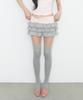 Iligo Bow Tiered Skirt Pants Melange
