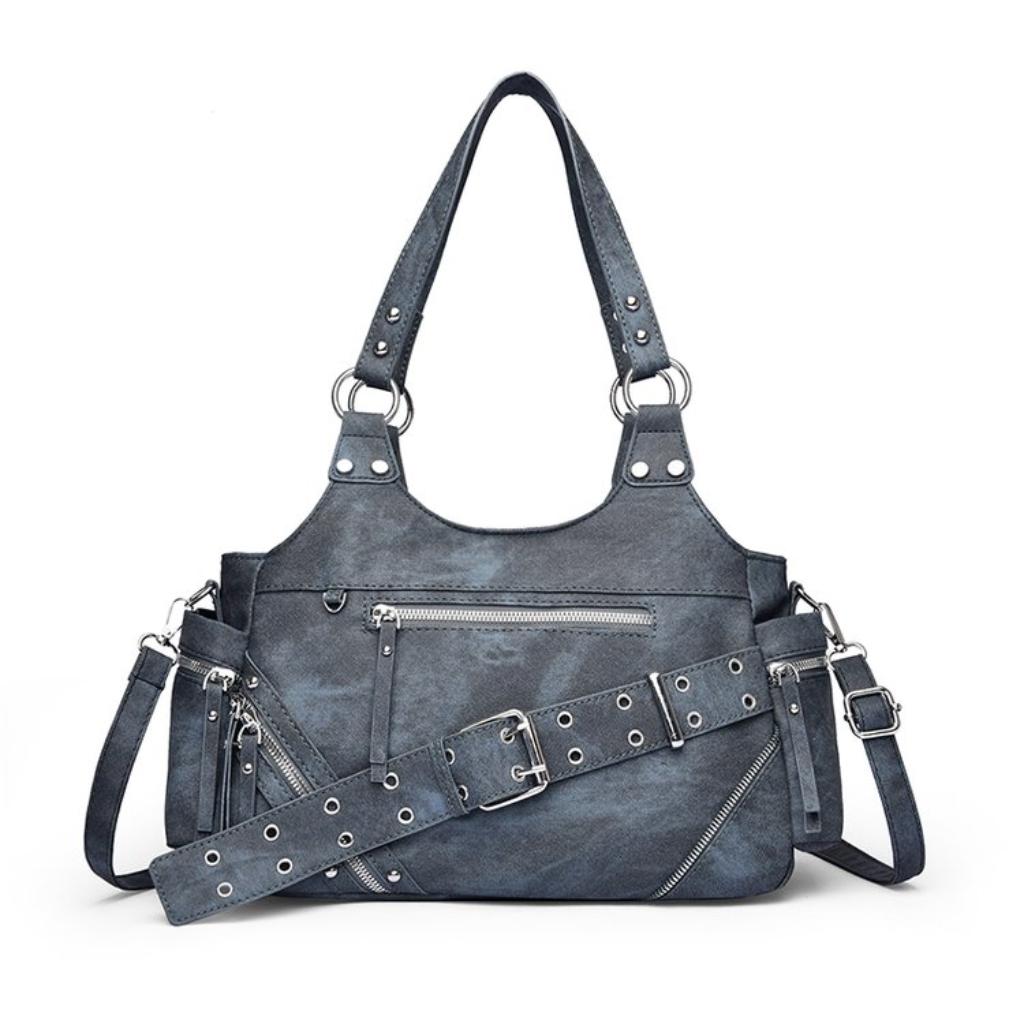 Handbag Women PU Multi Pocket Adjustable Strap Office Daily
