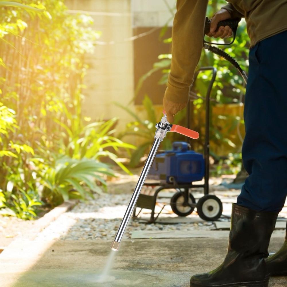 G3 4 DN20 High Pressure Washer Spray Nozzle Garden Watering Car Cleaning Tool with Switch ValveOrange