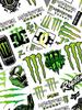 Magische Klauen Logo Aufkleber für Motorrad- und Elektrofahrzeug-Modifikationen, Helm-Dekorationsaufkleber