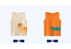 27kids Summer 2024 Korean Style Boys' Printed Sleeveless Vest