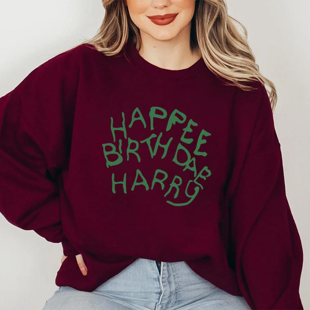 Happee Birthdae Harry Mikina Magický Čaroděj Svetr Čarodějnická Škola Mikina Unisex Dlouhý Rukáv Kulatý Výstřih Mikiny