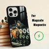 R-Rapper M-Mathieu PLK F-Französisch Handyhülle Für iPhone17,16,15,14,13,12,11 Plus,Für Magnetische Kabellose Ladeabdeckung