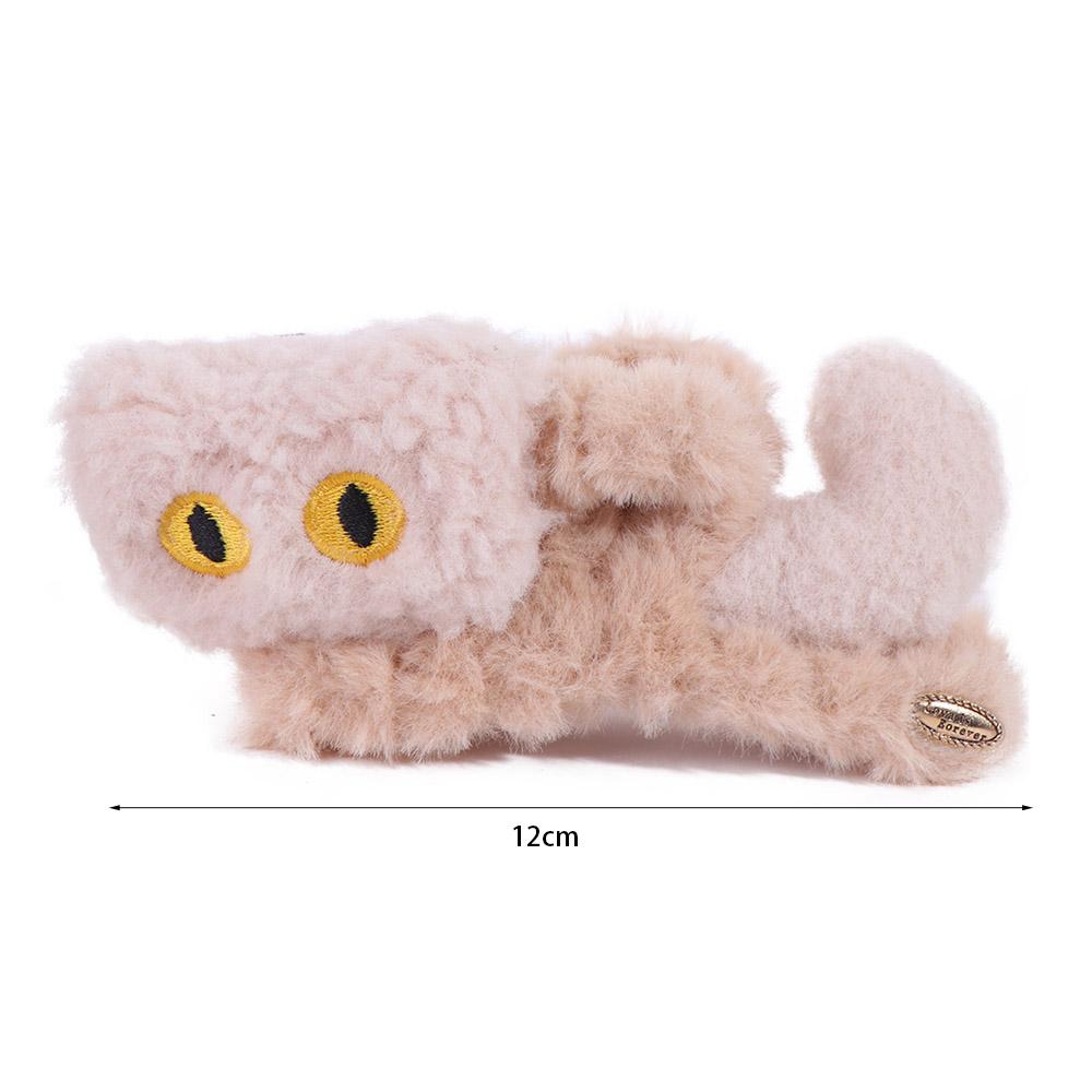 Cute Cat Hair Clip kitten Cute Hairpin Creative Plush Hair Claw Girl