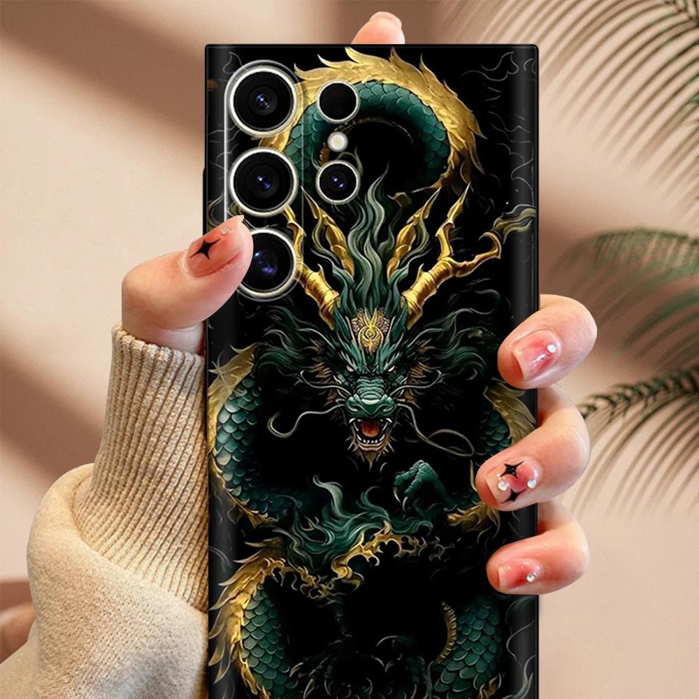 Pouzdro Pro Samsung S25 Ultra Umělecký Styl Plné Krytí Kryty Fundas Pro Samsung Galaxy S25 Ultra S25ultra Pouzdra Z Tekutého Silikonu