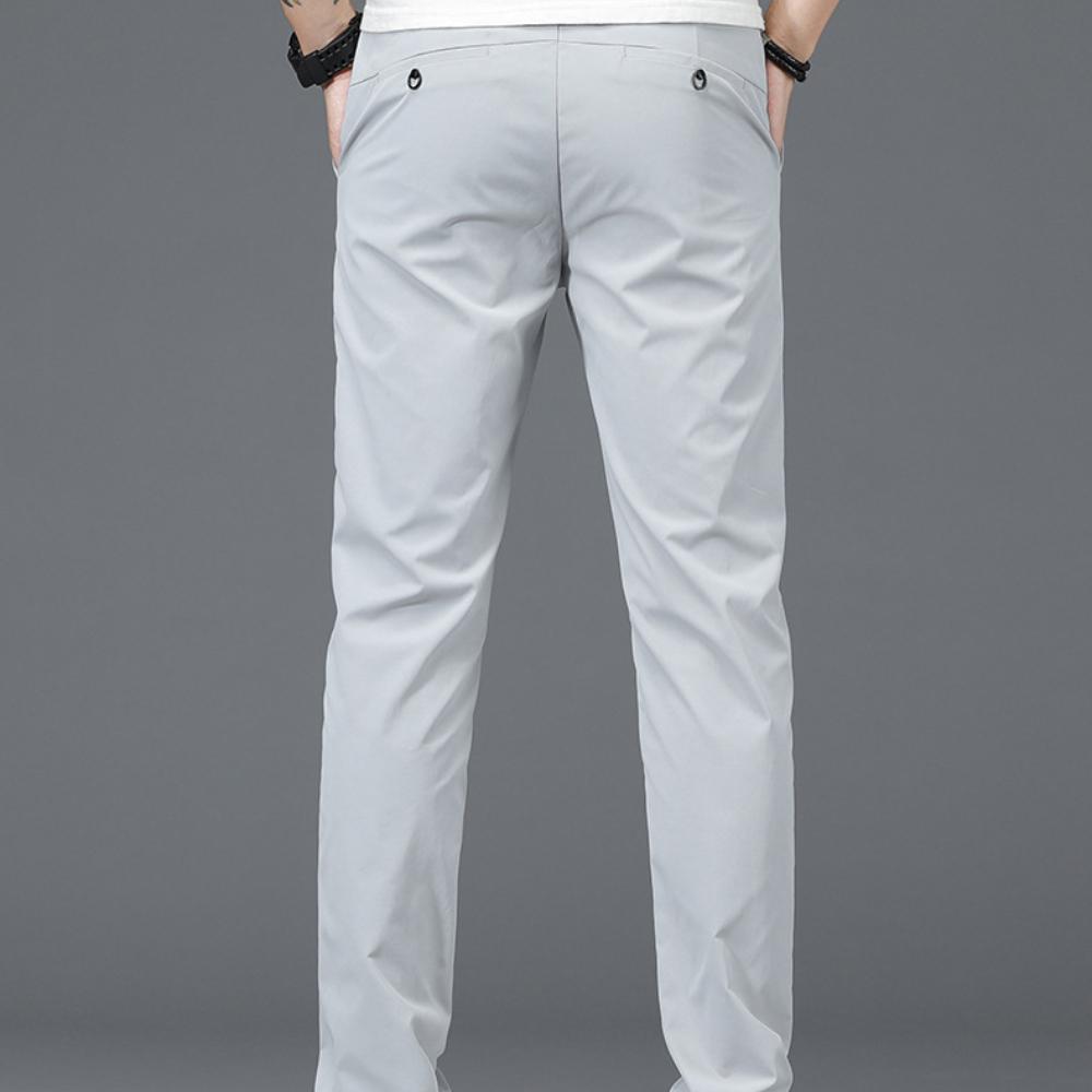 Men's Casual Trousers Men's Spring and Summer New Slim Korean Version of The Trend of Men's Straight Loose Quick-drying Sports Trousers Male KTB