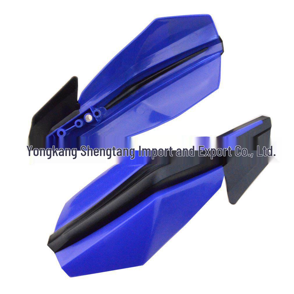 GOOFIT Blue 22mm Cross Handlebar Handguard for ATV & Off-road Motorcycle/Bicycle