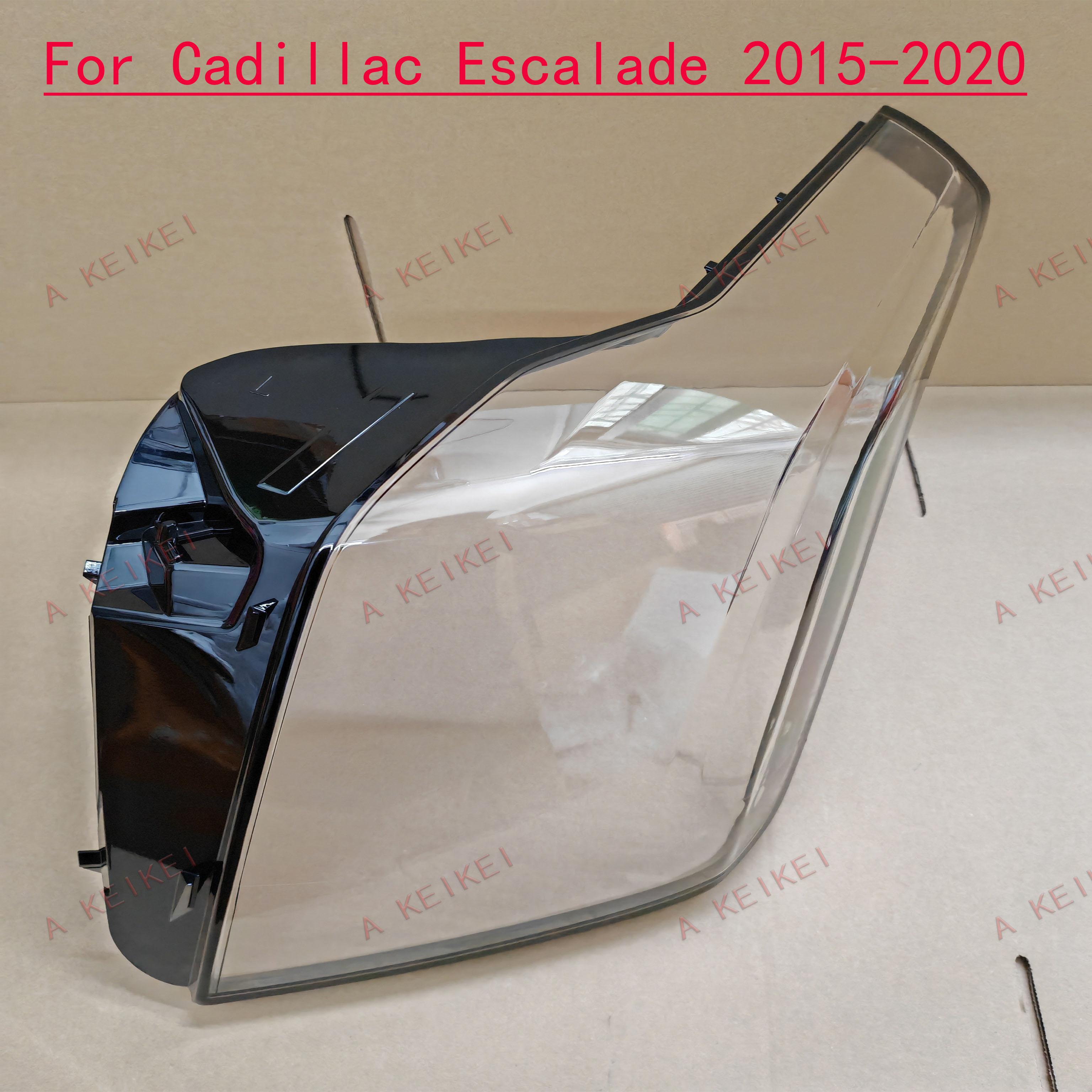 

Fit For Cadillac Escalade 2015-2019 Car Front Headlamp Cover Transparent Mask Front Headlight Lens Shell Cover 1pcs for Left light