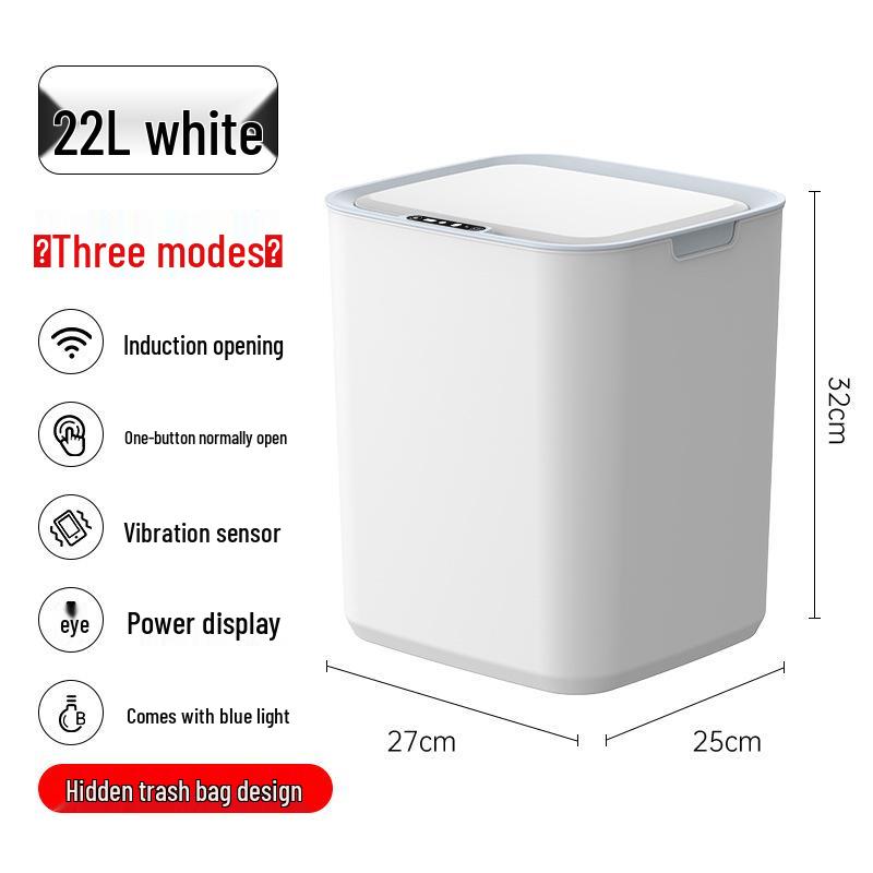 

Умное индукционное мусорное ведро 2025: Автоматический, Гигиеничный, Дизайн в стиле легкой роскоши для дома Battery Type