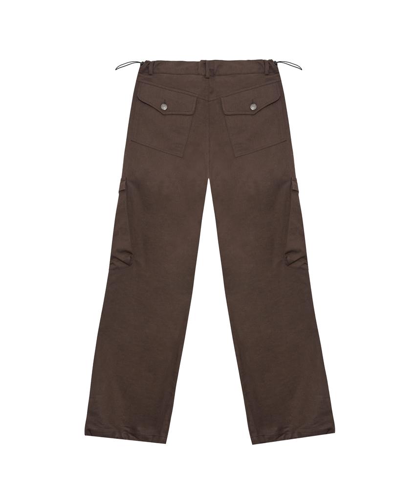 Tansanmageunesyum Songi Songi X Carbonated Cotton Wide Cargo Pants (Brown)