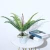 Artificial Plant 12 Heads Realistic Looking No Watering Required Clear Texture Easy Maintenance Decorative Plastic Simulation Green Grass Artificial