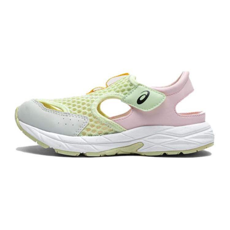 

New Asics RUNNING KIDS CONTEND Series Breathable Cushioning Abrasion Resistant Children s Sandals Green Pink Kids 1014A306-301 35