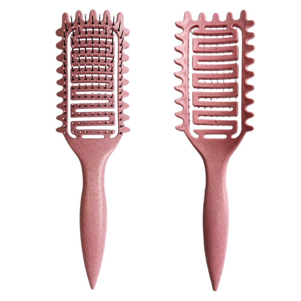 Curl Defining Hair Brush Vented Scalp Massage Air Cushion Comb Curly Hair Shaping Styling Detangling Brush Women Hairdressing Tool