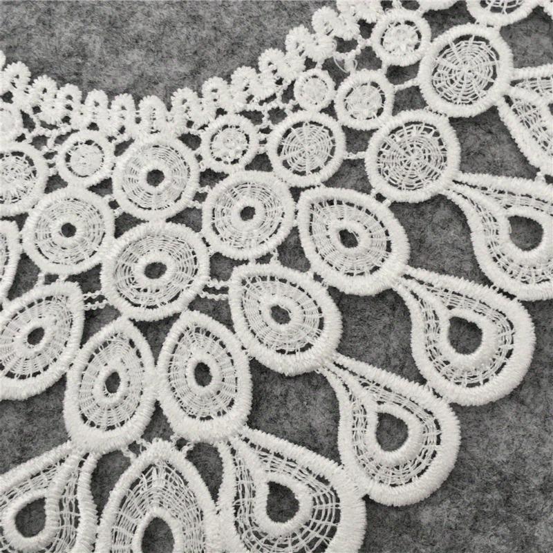 1 STuks Pauwenstaart Patroon Kant Borduurwerk Kraag Jurk Alles Jurk DIY Decoratieve Kraag Naaien Kant Holle Accessoires