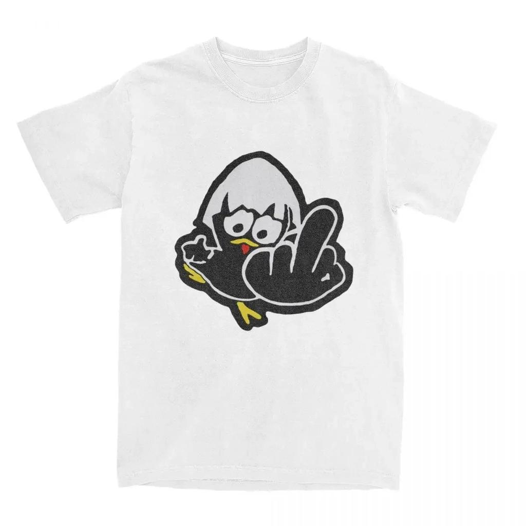 ZX TEE Calimero Funny Cartoon Chicken Print T-Shirt Men's Women Creative T-Shirt Crew Neck Short Sleeve Clothing Trend