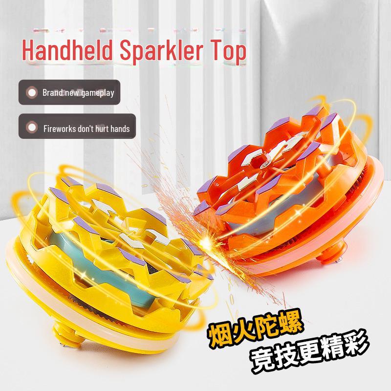 Colorful Luminous UFO Music Gyroscope Toy for Kids - Educational Rotating Light-Up Gift