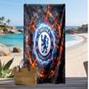 Chelsea FC Drukowany Ręcznik Plażowy Szybkoschnący Miękki Ręcznik Przenośny Duży Prostokątny Koc Plażowy na Podróże Basen