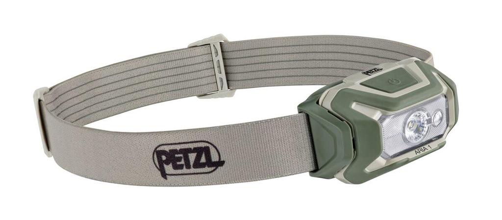 Petzl Aria 1 RGB Desert Waterproof and Dustproof Compact Headlamp (E069BA02)