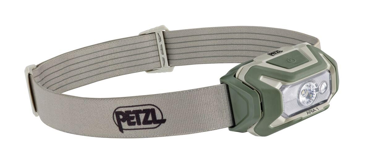 

Petzl Aria 1 RGB Desert Waterproof and Dustproof Compact Headlamp (E069BA02)
