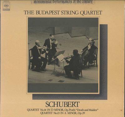 LP Record  - Schubert: String Quartet No. 14 "De SOCU43 CBS SONY Japan Classical Used