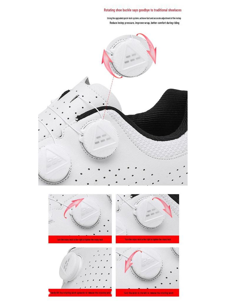 Men's Clipless Road & Mountain Bike Shoes with Hard Sole - Spring/Summer