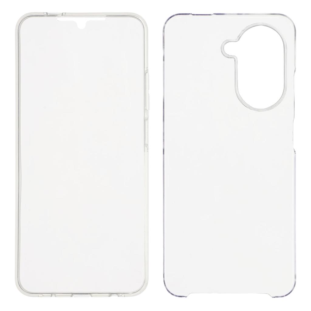 For Xiaomi Poco C71 4G/Redmi A5 4G (171.7mm) Case TPU Frame Clear Acrylic Back Phone Cover with PET Film