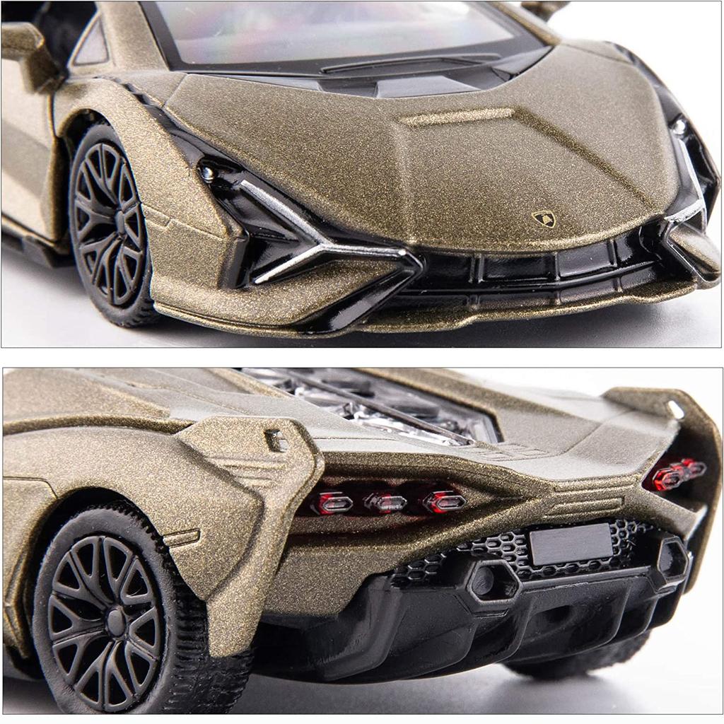 Sián FKP37 Gussautomodell im Maßstab 1:36, Spielzeugauto aus Zinklegierung für Kinder, Spielzeugauto zum Zurückziehen von Fahrzeugen für Kleinkinder, Kinder, Jungen, Mädchen, Geschenk