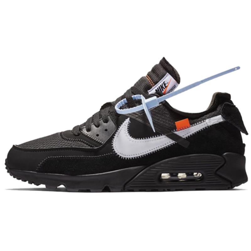 

Nike Кроссовки Air Max 90 Off White Черные Повседневная обувь AA7293-001 42