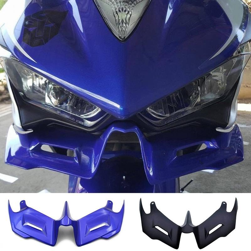 A51K-Motorcycle Front Aerodynamic Winglets Windshield Fairing Wing For YZF R3 R25 2014 -