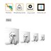 New Multi-Purpose Hooks 5/10 Pairs Double-sided Adhesive Wall Hooks Waterproof Clothes Hats Towel Hooks Kitchen Bath Door Hooks