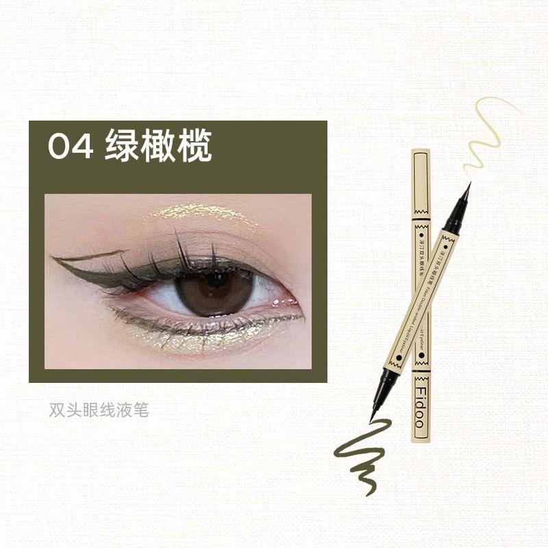 Fidoo - Double Head Liquid Eyeliner - 4 Colors