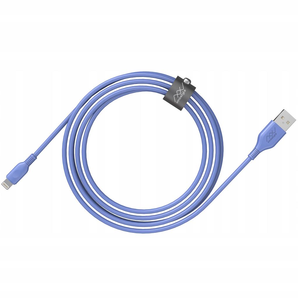 Innostyle Jazzy Usb Lightning Mfi Fast Charging Cable For Iphone Kevlar 2M Blue