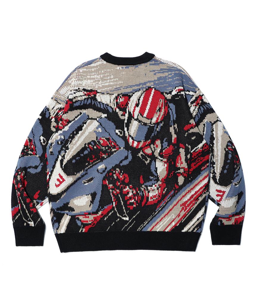 CRITIC Moto Knit Blue