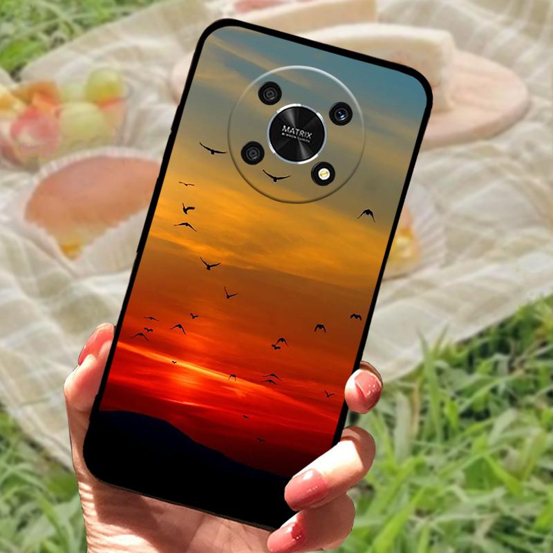 Luxury Fashion Case For Honor Magic4 Lite 5G New TPU Soft Silicone Cover Funda For Huawei Honor Magic 4 Lite Phone Bumper Shell