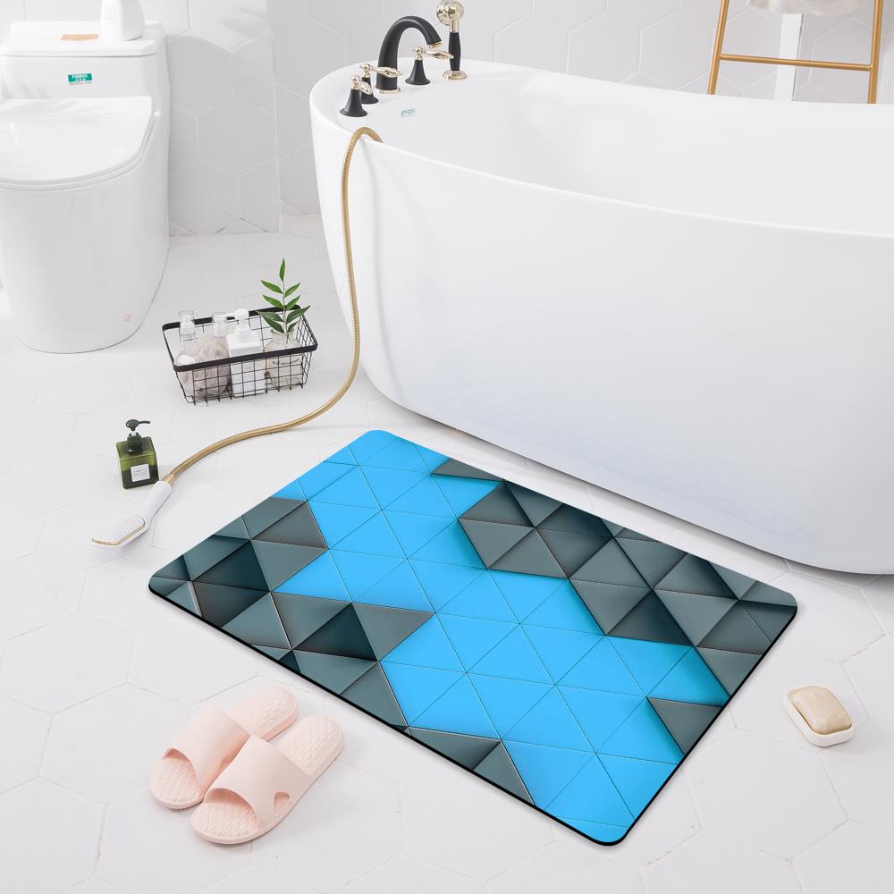 Modern Non-slip Absorbent Mat Decoration Bedroom Door Mat Kitchen Floor Mat Bathroom Shower Rug