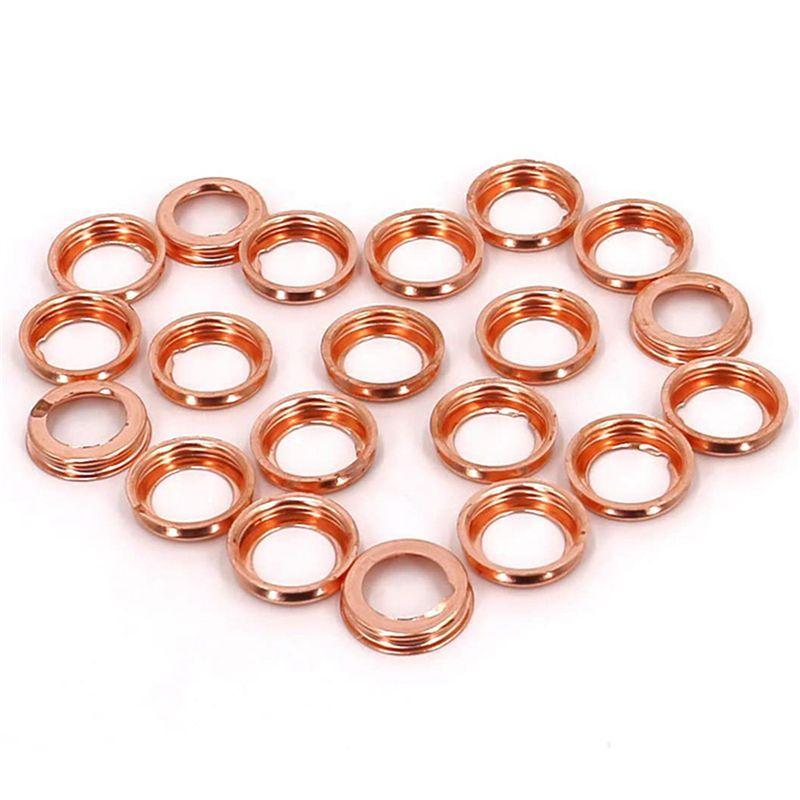 M49K-500Pcs Engine Oil Drain Plug Seal Washer Gasket Rings For Infiniti Nissan 1102601M02
