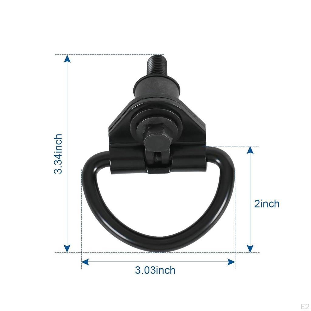 6 Pieces Cargo Tie Down Anchors Hooks Heavy Duty Professional Accessory Replacement Metal V550A74-ad