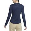 Nike UV Victory Solid Round Neck Quick-Dry Slim Fit Printed Golf Long Sleeve T-Shirt Women Tops Obsidian DH2069-451