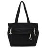 Winter new velvet handbag large-capacity leisure going shoulder bag college student commuting versatile class bag