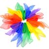 6 Colores Pañuelos de Malabares Para Niños Juego Banda Rítmica Juguetes Educativos Juegos de Fiesta Movimiento Infantil Trucos de Magia Accesorio de Actuación