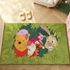 Cute W-Winnie The P-Pooh-S Kawaii Carpet Bathroom Anti-slip Mat Door Mat Home Decoration Mat Entrance Door Mat Scratch-resistant