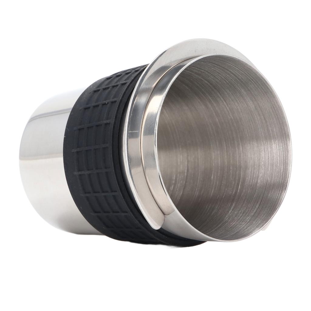 58mm Edelstahl Kaffee Dosierbecher Kaffee Maschinen Griff Aufnahme Pulverbecher mit Silikon