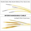 Interchangeable Circular Knitting Needle Set, 13 Pairs(3Mm-10Mm) US 2.5-15, Includes 16, 24, 32, 40-Inch Cables, Accessories