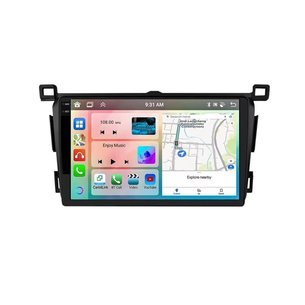 Android 14 Wireless Carplay Auto Car Radio for Toyota RAV4 Rav 4 2013 - 2018 Multimedia Player Navigation GPS 4G+WIFI Stereo RDS