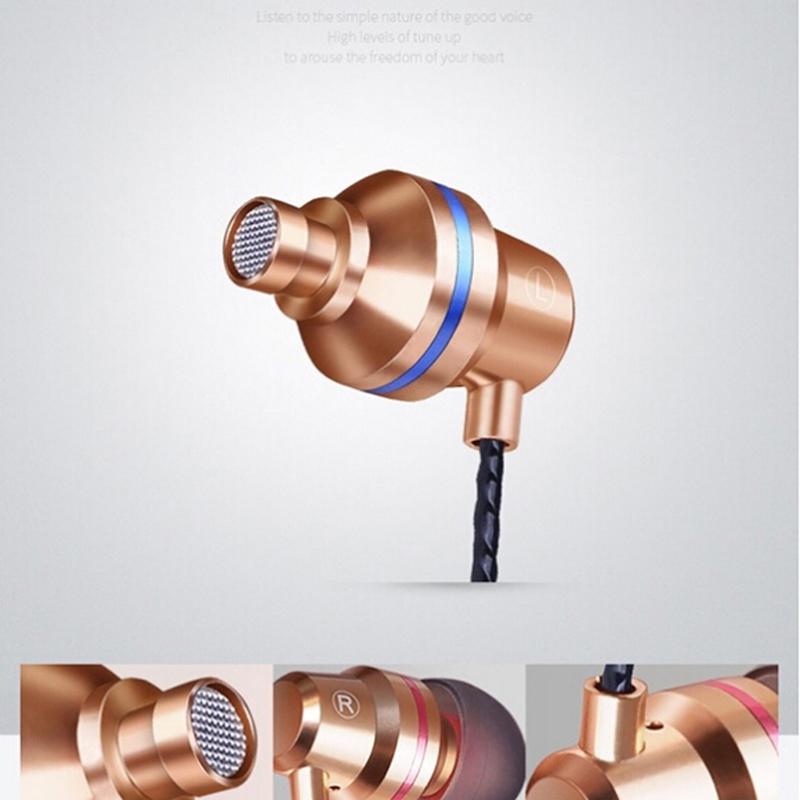 Wired Earbuds Noise Cancelling Stereo Earphones Heavy Bass Sound Sport Headset