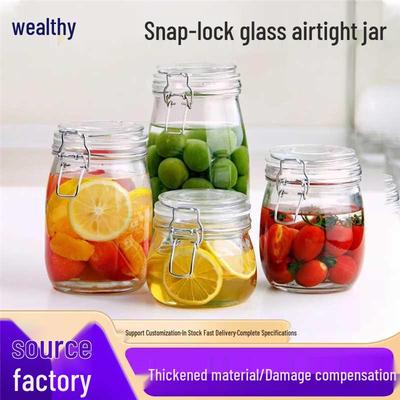 Large Glass Sealing Jar for Infusions, Pickling, and Tea Storage