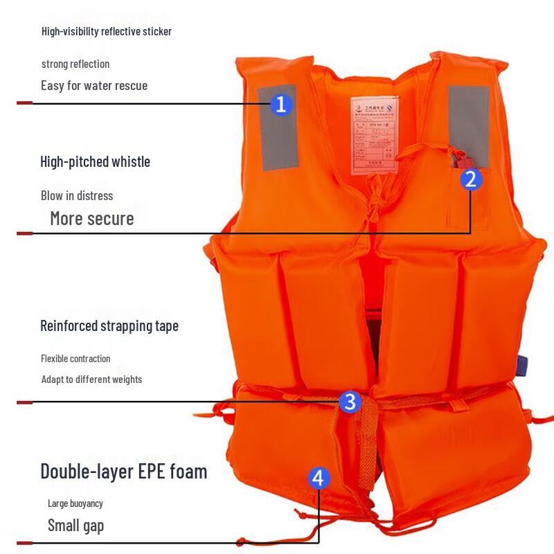 High Buoyancy Emergency Rescue Life Vest
