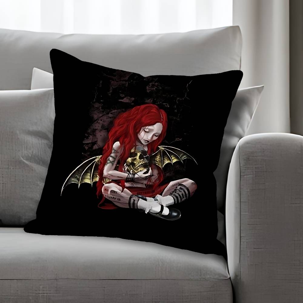 A-Avenged S-Sevenfold Various Sizes Square Pillow Case For Car Home Bedchamber Decor Custom Valentine gift