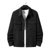 New TEMU Spring and Autumn Men's Casual Jacquard Small Checked Loose Jacket Shirt